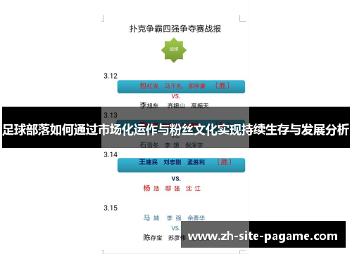 足球部落如何通过市场化运作与粉丝文化实现持续生存与发展分析